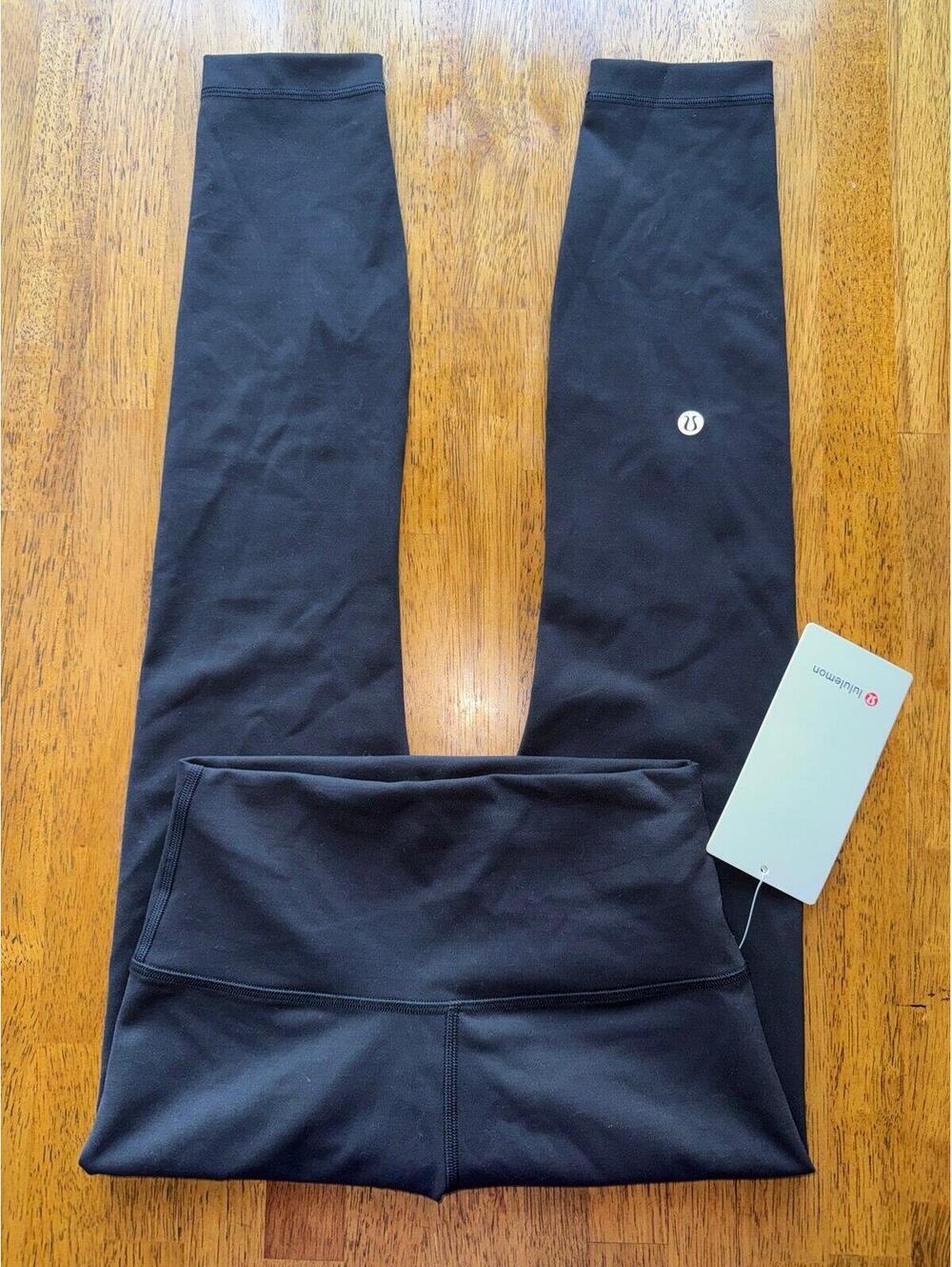 Lululemon Wunder Train High Rise 25” Black Size 4 NWT